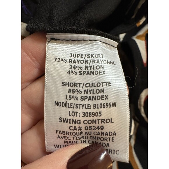 Swing Control Skirt Womens Size 10 Mini Golf Skort Ladies Black Pickleball - Picture 9 of 10